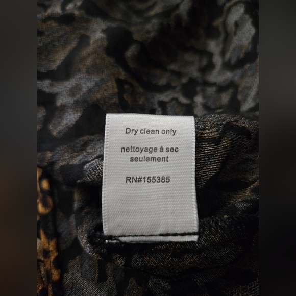 Ronny Kobo Sheer Leopard Puff Sleeve Blouse Size Small Euc $595 - Picture 5 of 5